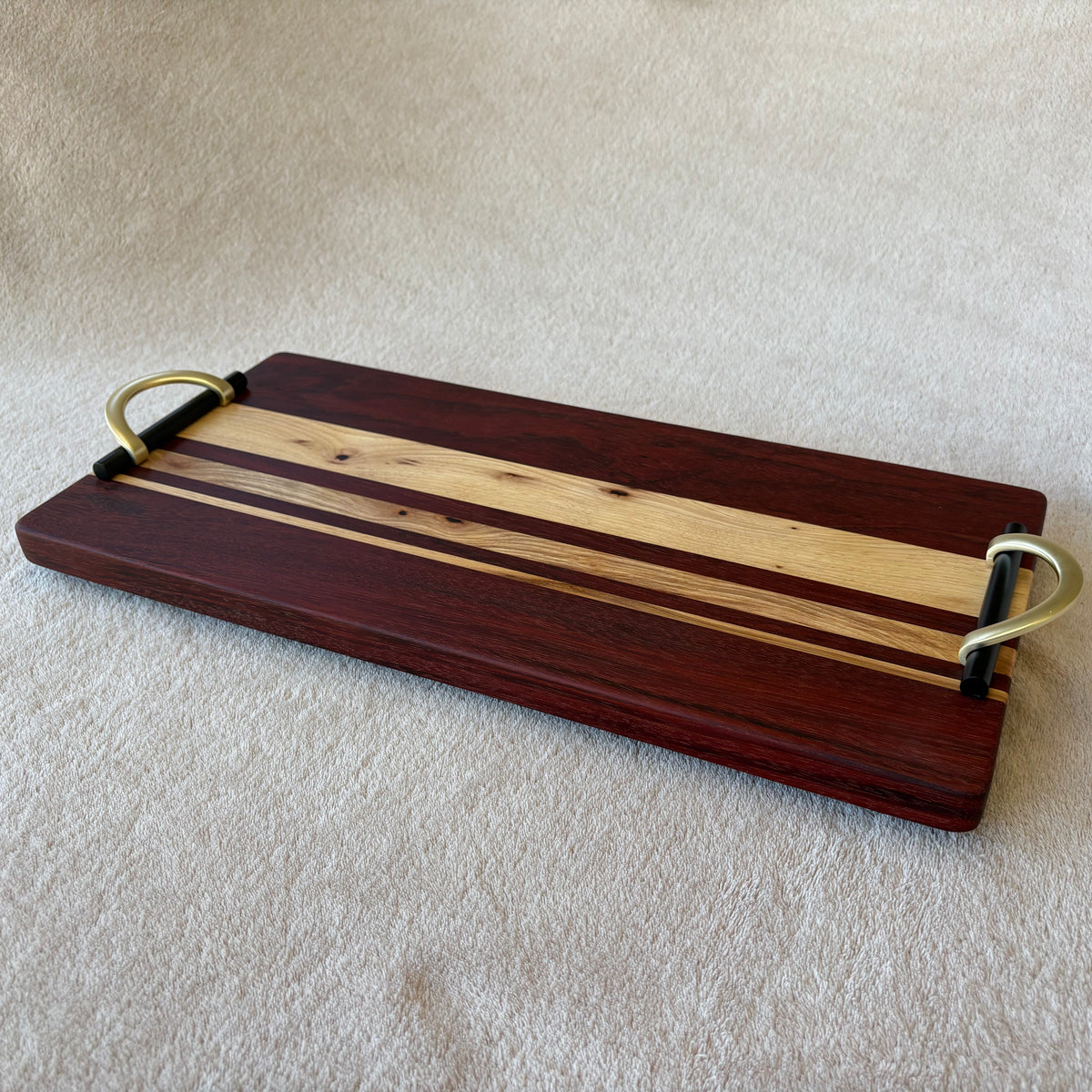 Serving Board - Padauk and HIckory