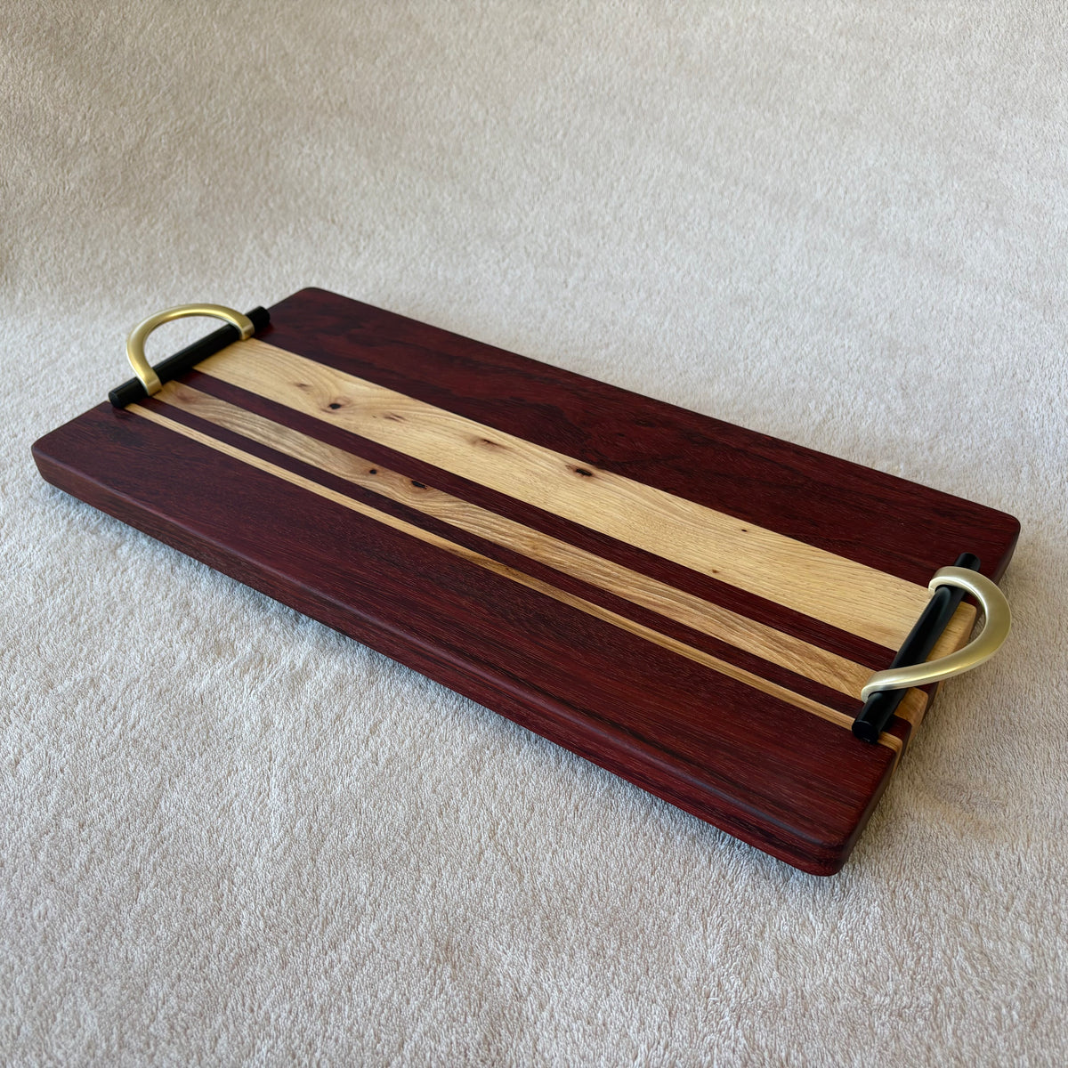 Serving Board - Padauk and HIckory