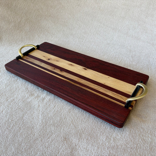 Serving Board - Padauk and HIckory