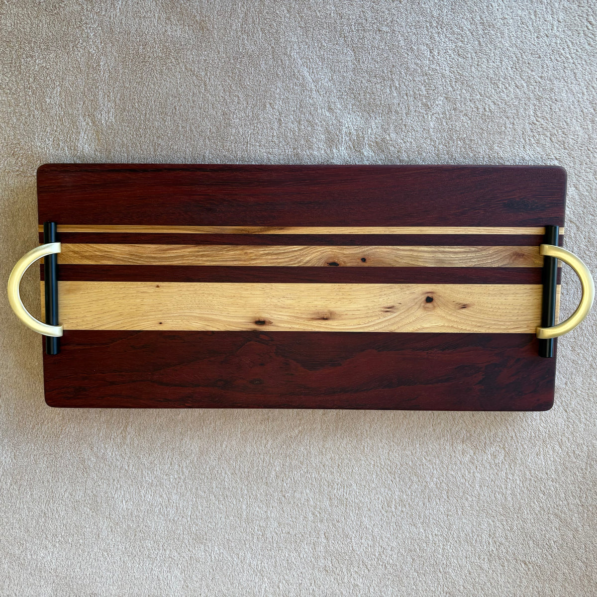 Serving Board - Padauk and HIckory